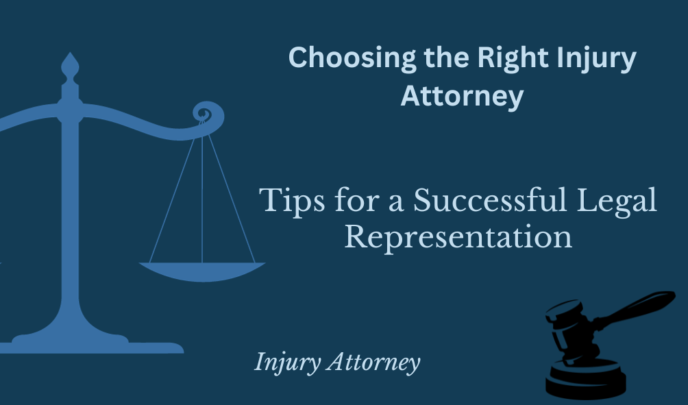 Choosing the Right Injury Attorney: Tips for a Successful Legal Representation