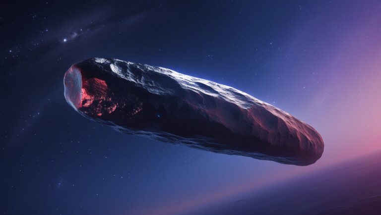 Illustration of cigar-shaped interstellar