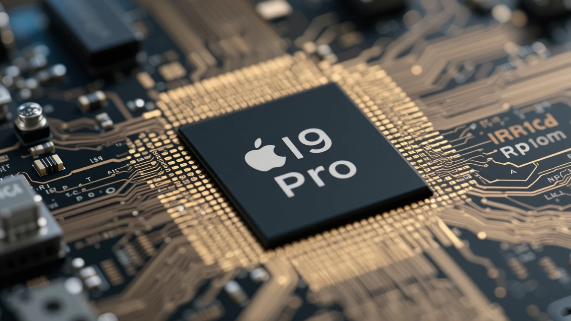 A19 Pro chip close-up